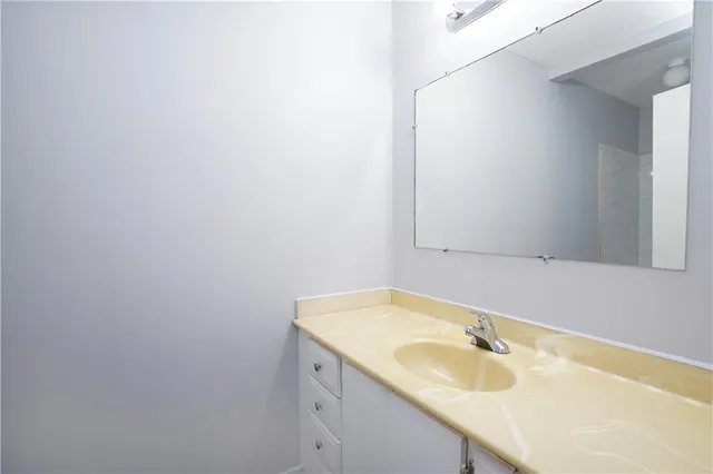 a bathroom with a sink and a tub