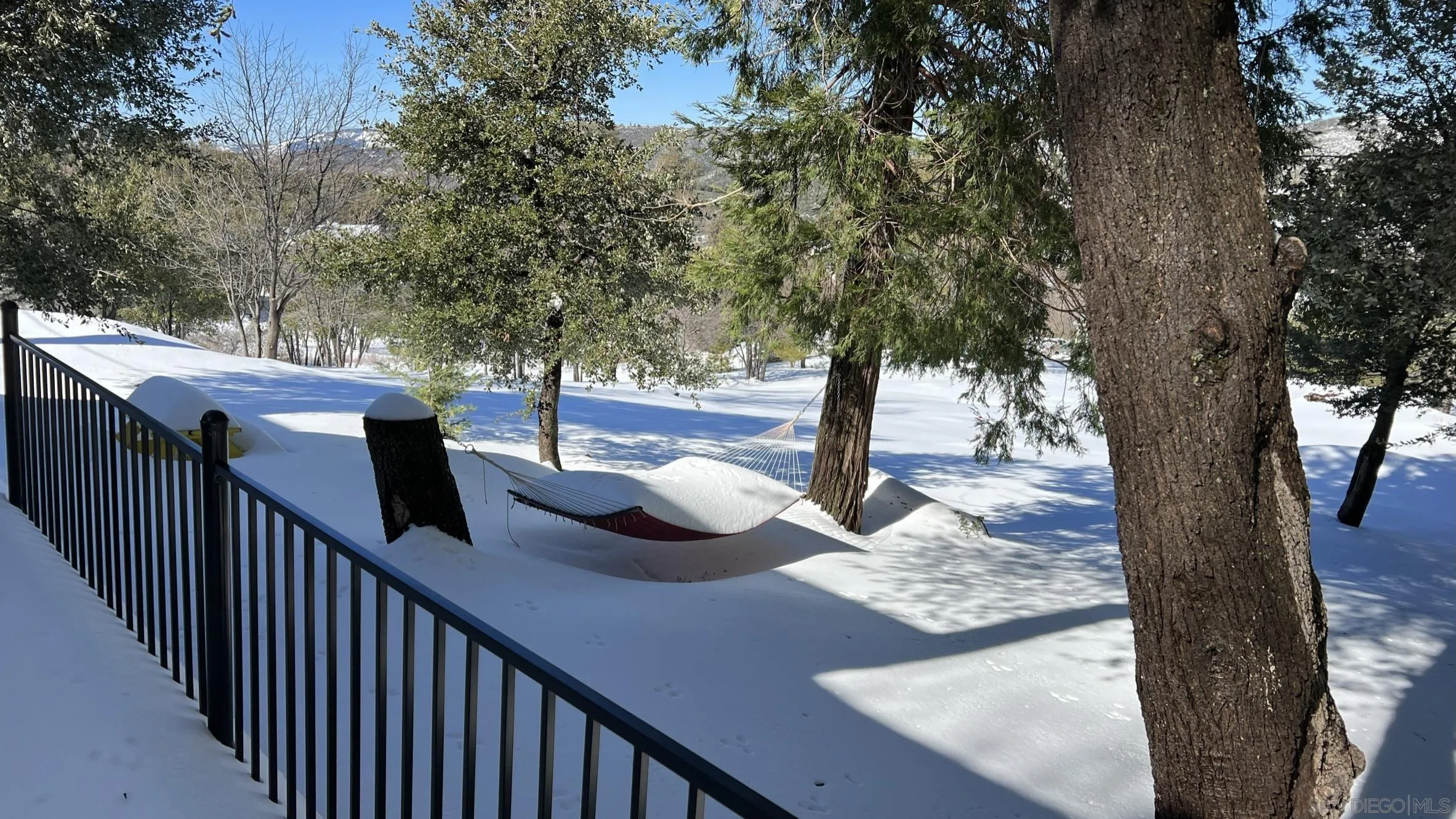 17009 Iron Springs Road Julian, CA 92036 - Photo 62 of 70 a view of deck with mountain view and tree