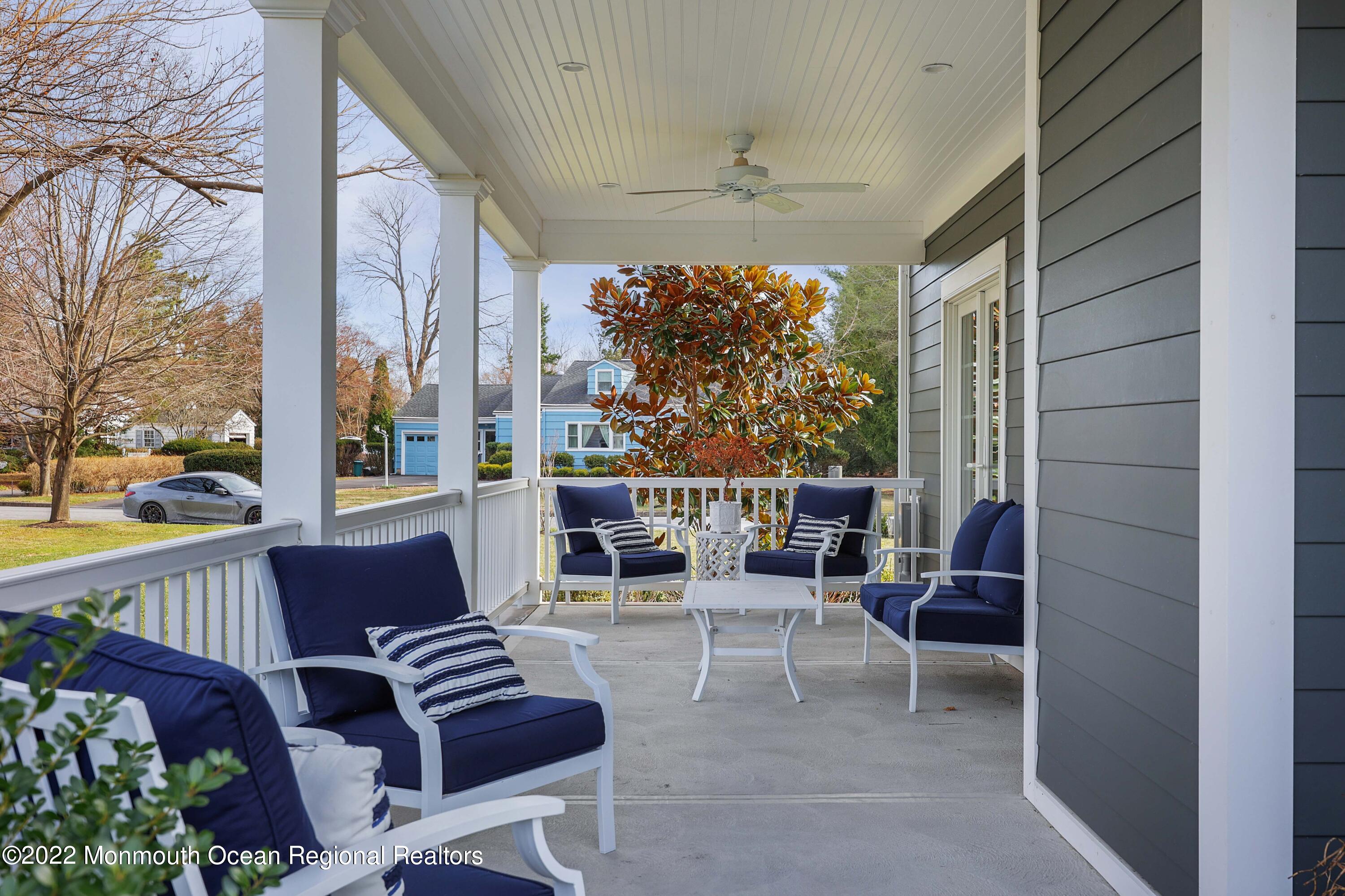 47 Shadowbrook Road Shrewsbury, NJ 07702 - Photo 30 of 39 a outdoor living space with furniture and garden view