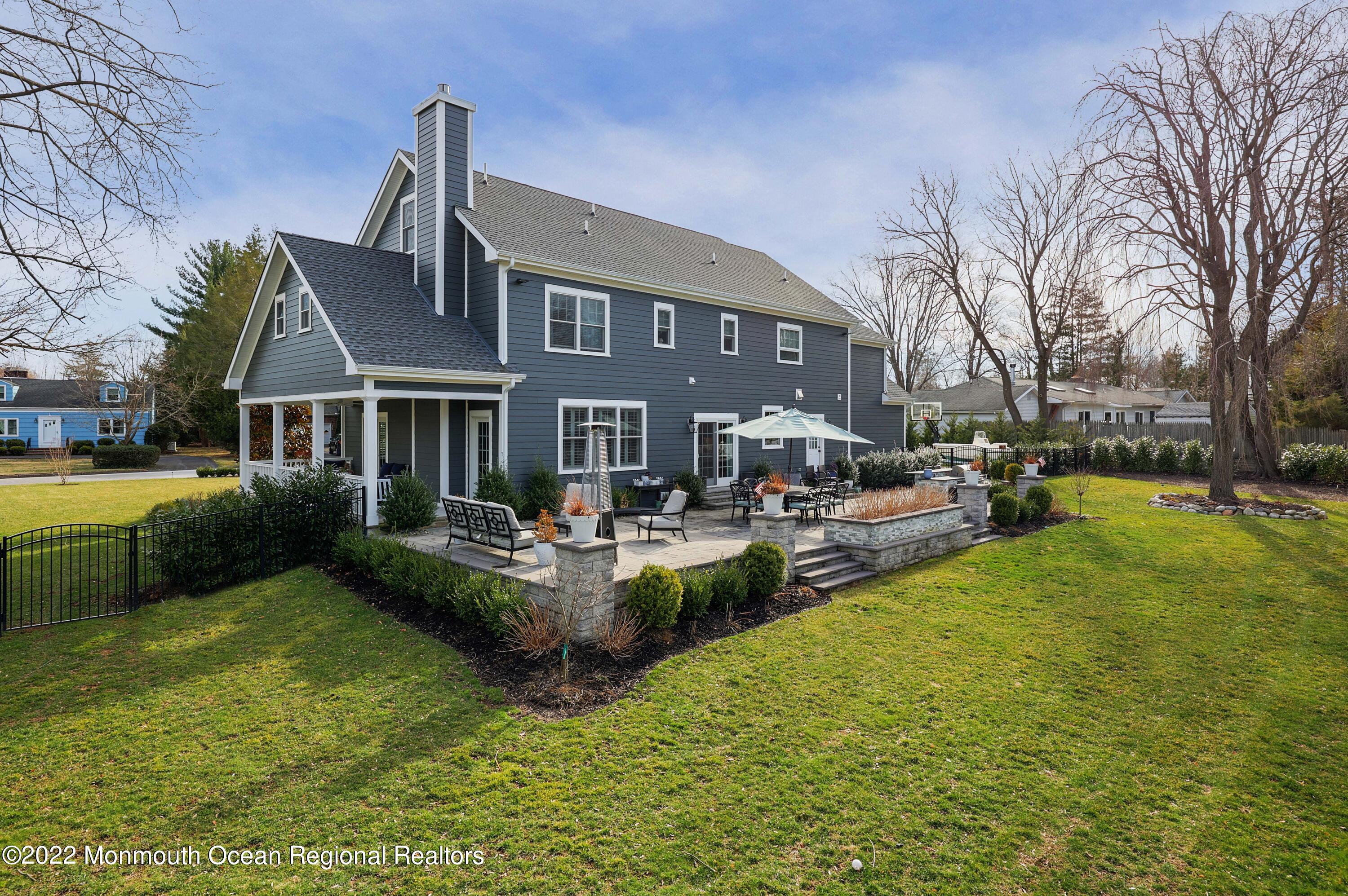 47 Shadowbrook Road Shrewsbury, NJ 07702 - Photo 35 of 39 a view of a house with swimming pool yard and patio