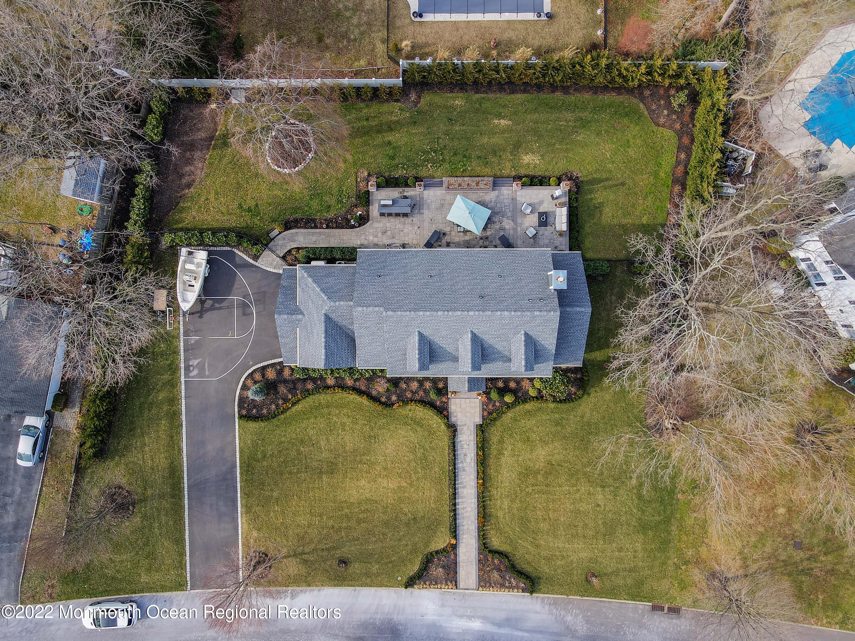 47 Shadowbrook Road Shrewsbury, NJ 07702 - Photo 6 of 39 an aerial view of a house with a lake view
