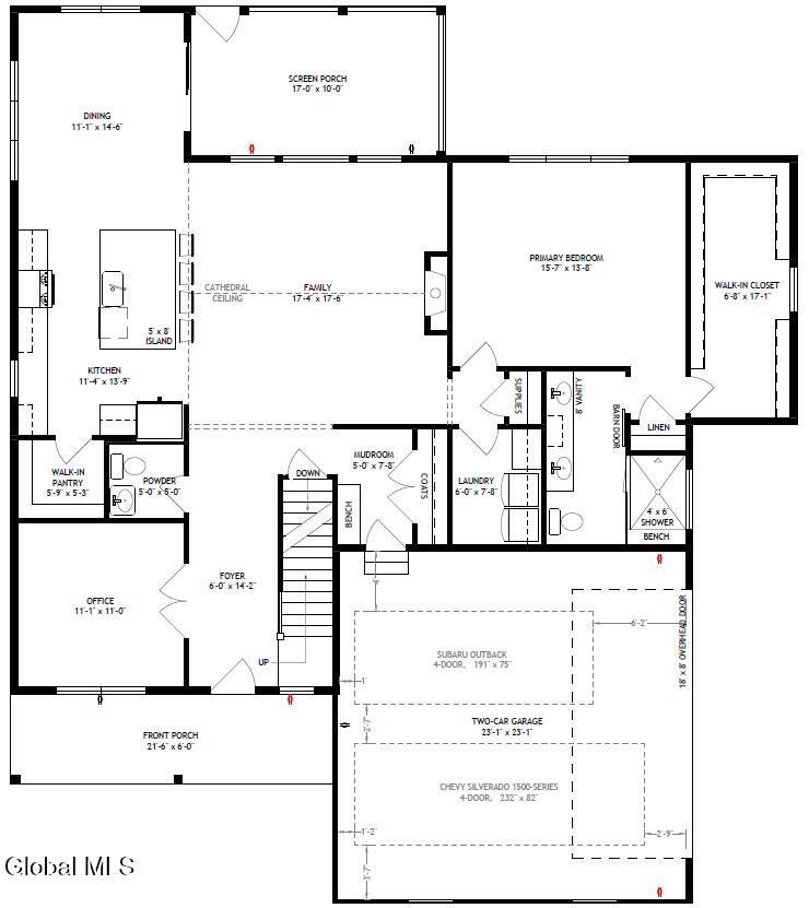 32 Huna Way, Unit LOT 3 Lake George, NY 12845 - Photo 14 of 15 Porter- floorplan- 1st fl