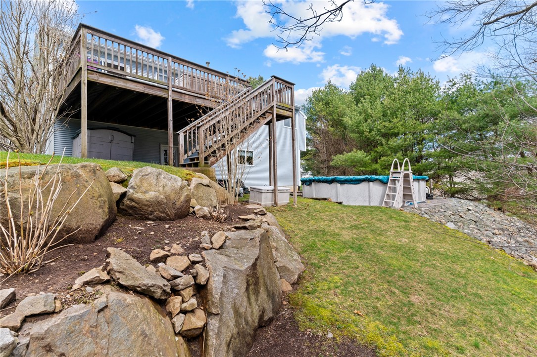 40 Eagle Drive Scituate, RI 02831 - Photo 27 of 28 View to the house from the woods
