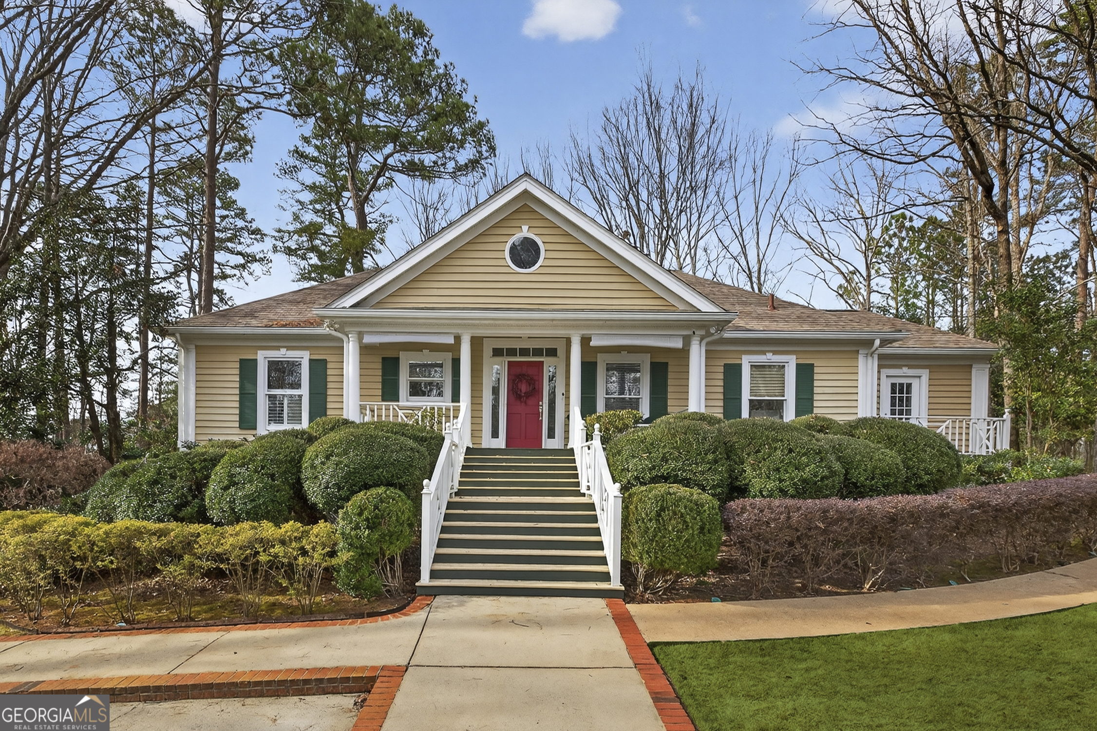 1091 Maple Ridge Way Greensboro, GA 30642 - Photo 35 of 52 a front view of a house with a yard