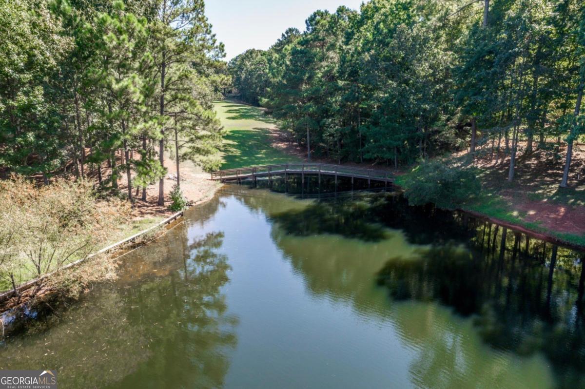 1091 Maple Ridge Way Greensboro, GA 30642 - Photo 43 of 52 a view of a lake with a yard and large trees