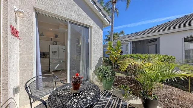 an aerial view of a multi story building