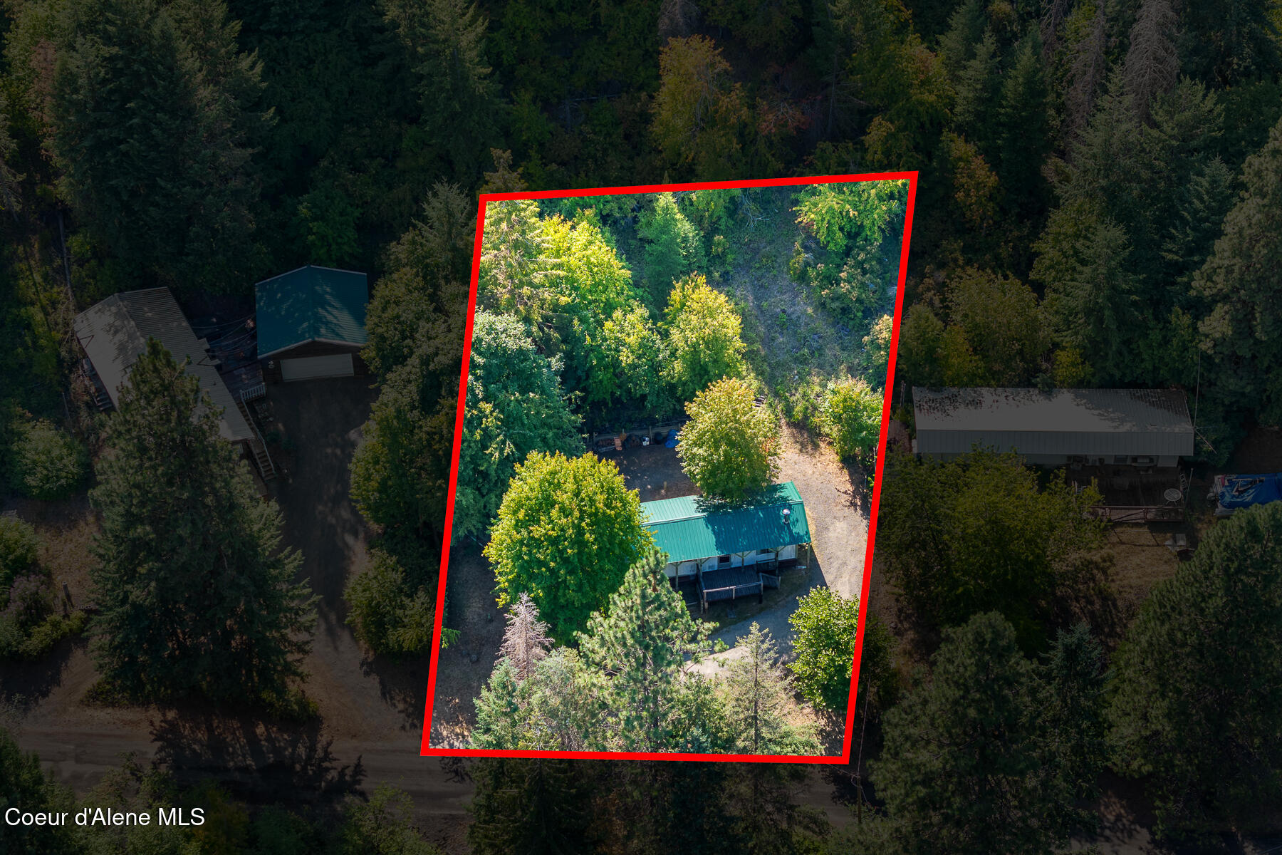 20791 South Cave Bay Road Worley, ID 83876 - Photo 16 of 23 Aerial View