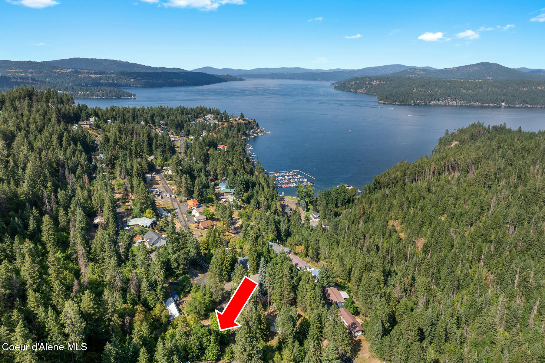 20791 South Cave Bay Road Worley, ID 83876 - Photo 2 of 23 Aerial View