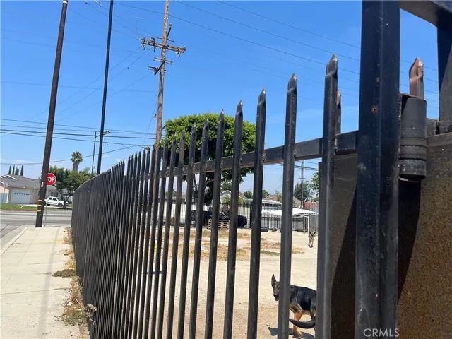 a view of a backyard of a house