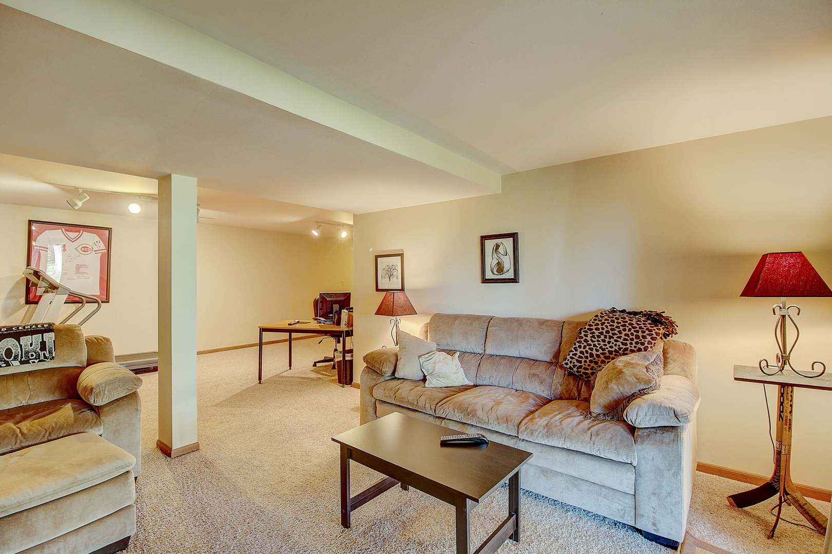 35W522 Miller Road Algonquin, IL 60102 - Photo 37 of 63 a living room with furniture and a flat screen tv