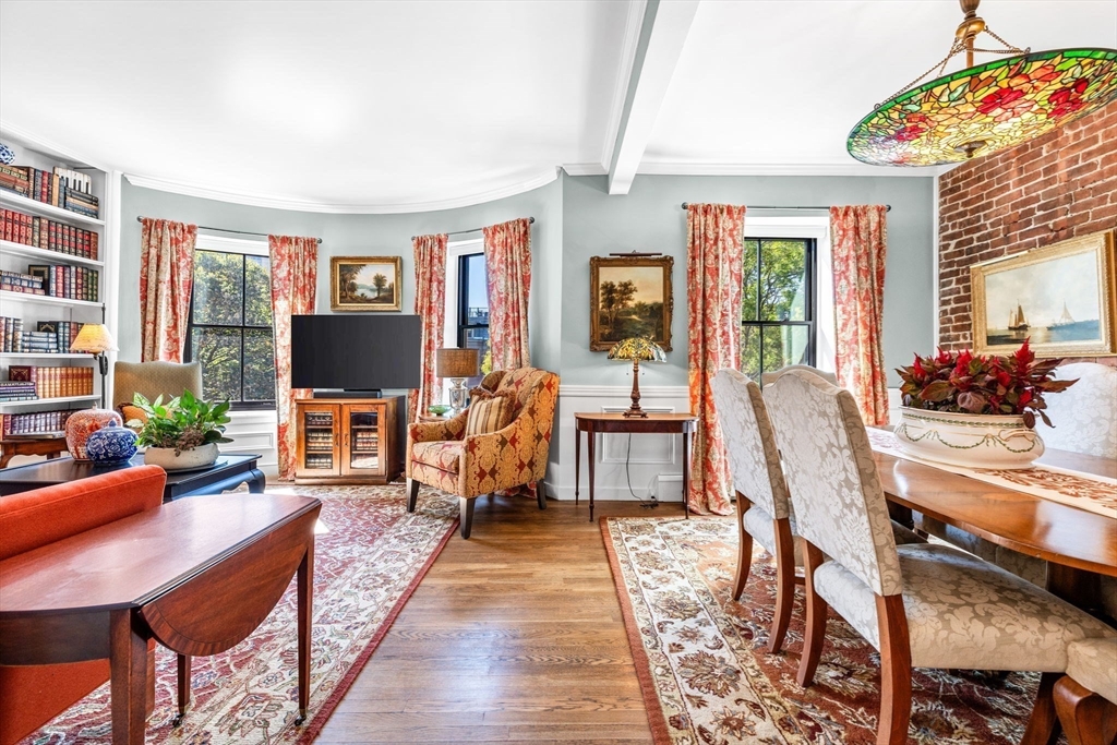 28 Worcester Square, Unit 4 Boston, MA 02118 - Photo 3 of 14 a view of a livingroom with furniture and a flat screen tv