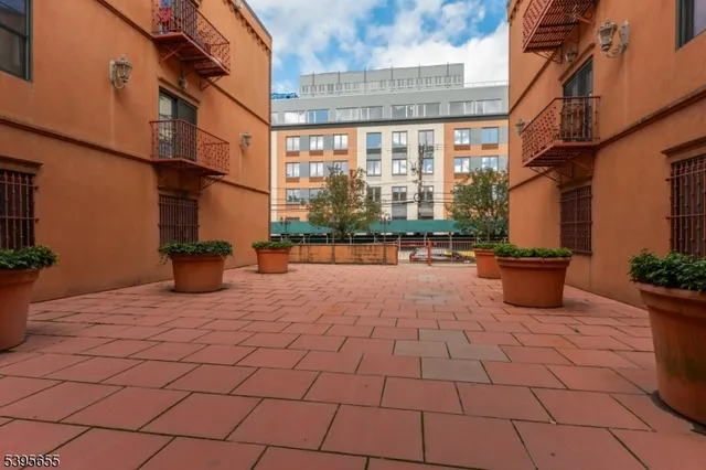 a view of a building with many windows