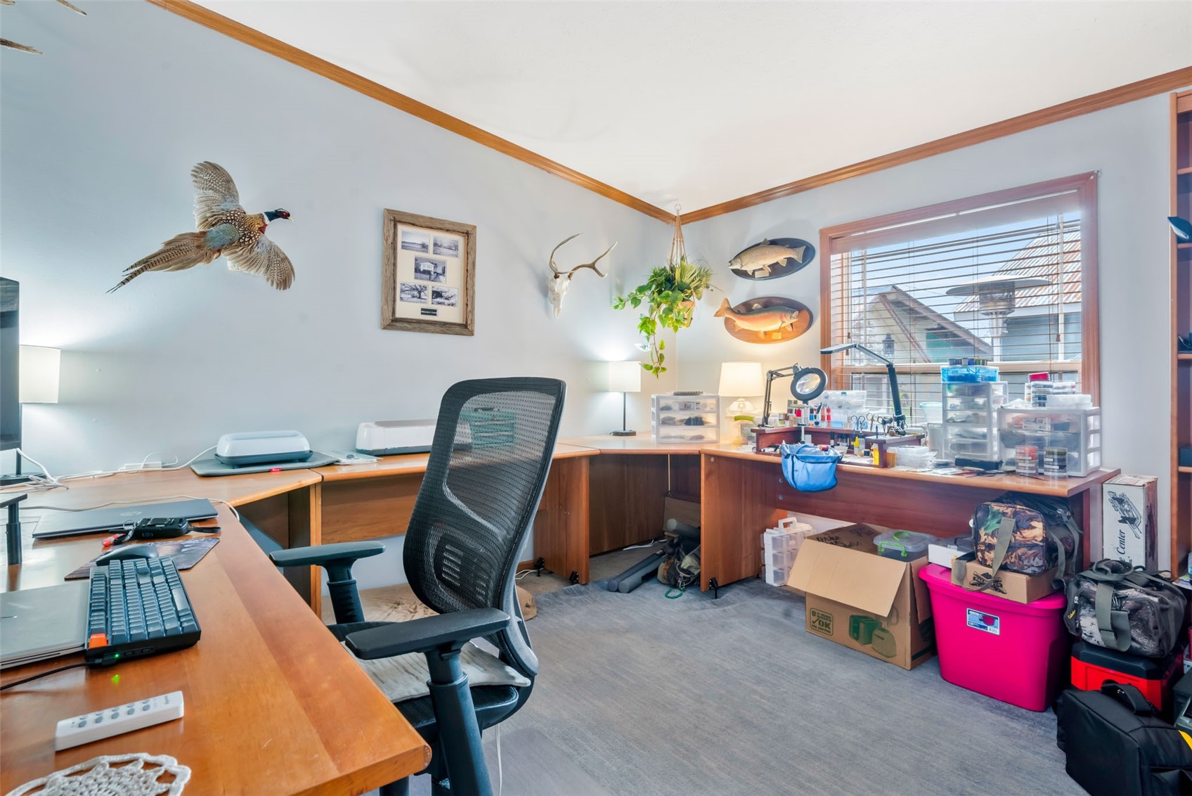 366 South 2nd Street Hayden, CO 81639 - Photo 23 of 38 a view of a workspace with furniture and a window