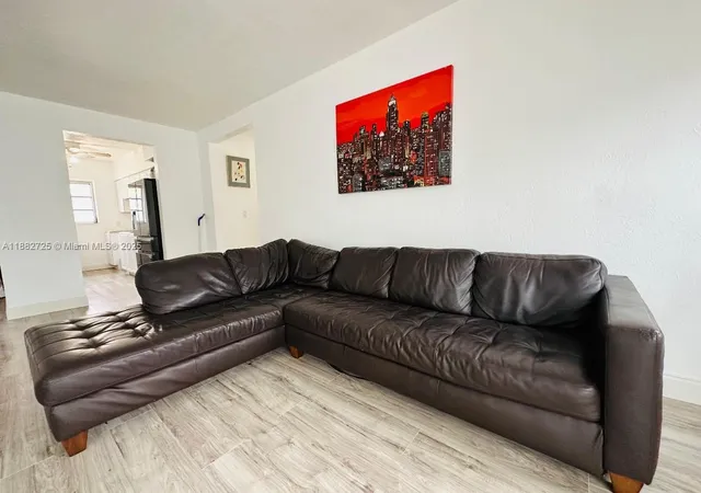 a living room with a couch