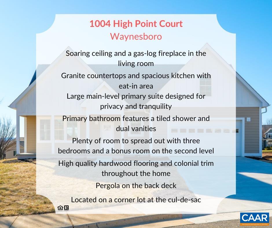 1004 High Point Court Waynesboro, VA 22980 - Photo 14 of 15 Features and Highlights