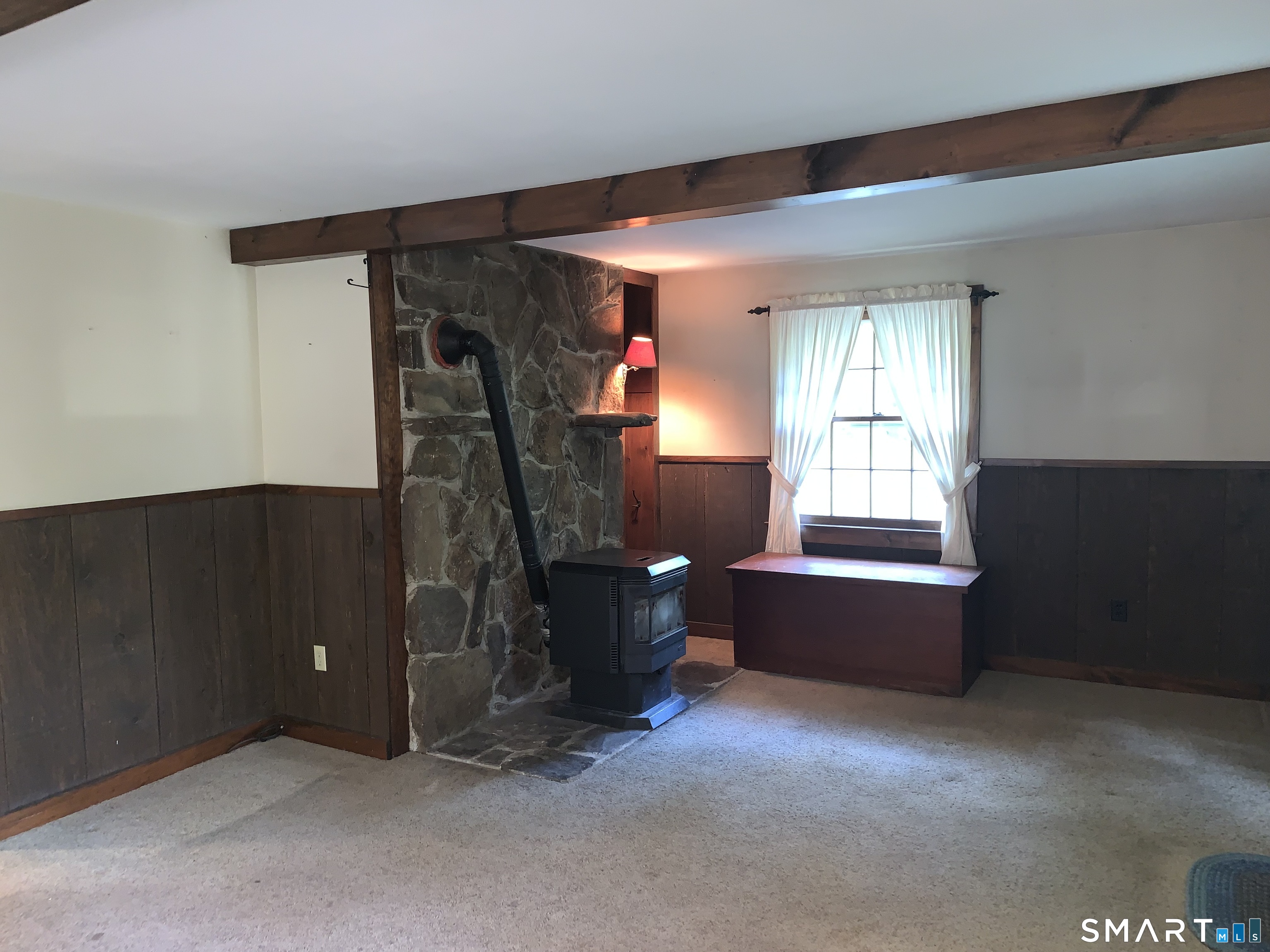 46 Mashapaug Road Union, CT 06076 - Photo 13 of 26 Family Room w/Pellet Stove