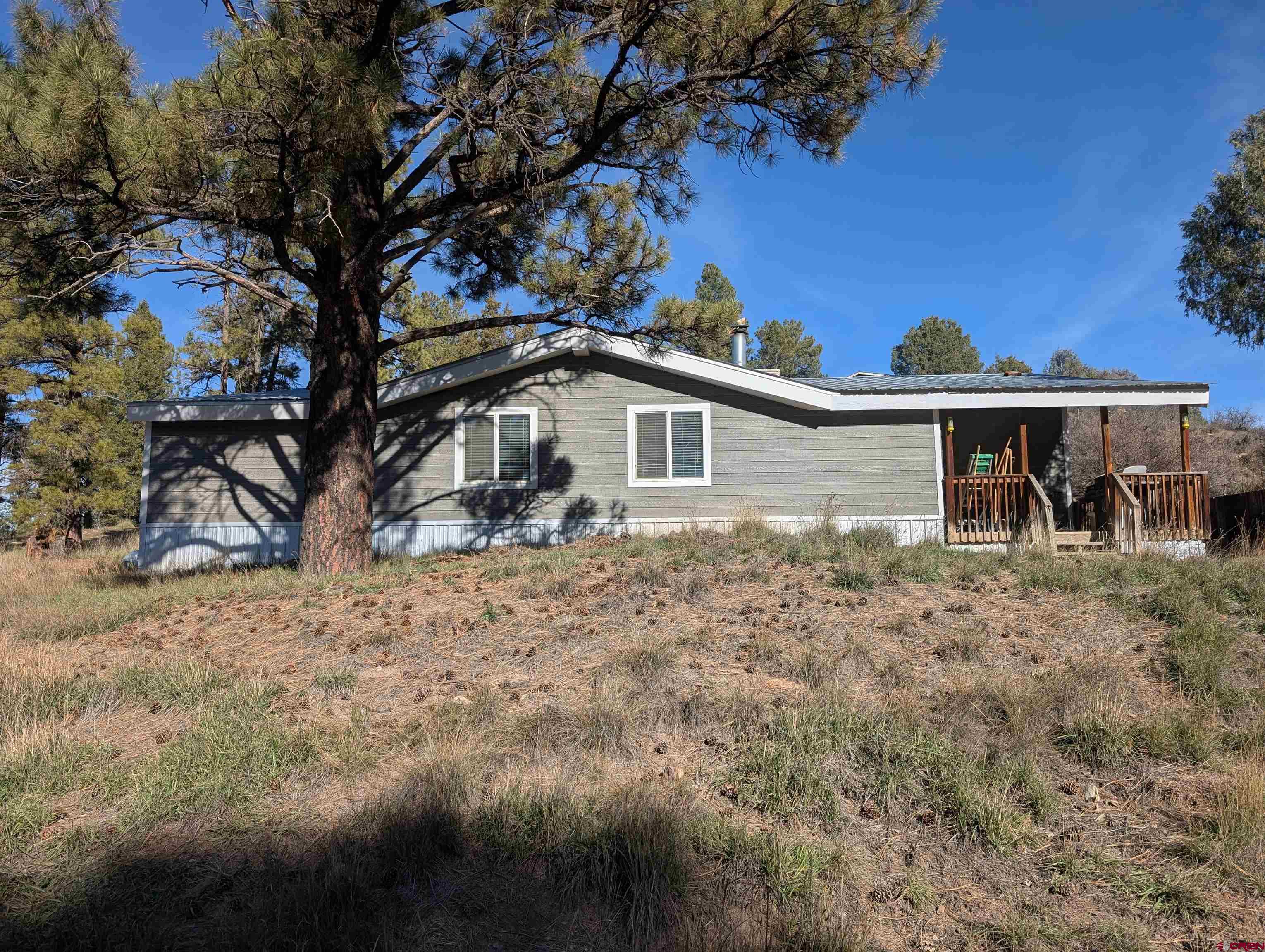 472 Haystack Circle Pagosa Springs, CO 81147 - Photo 29 of 31 a view of a house with a yard