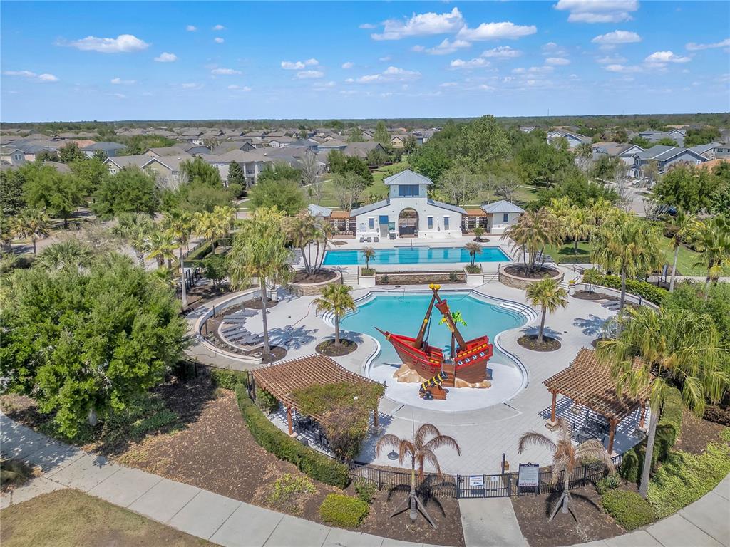 13541 Circa Crossing Drive Lithia, FL 33547 - Photo 40 of 52 an aerial view of a house with outdoor space