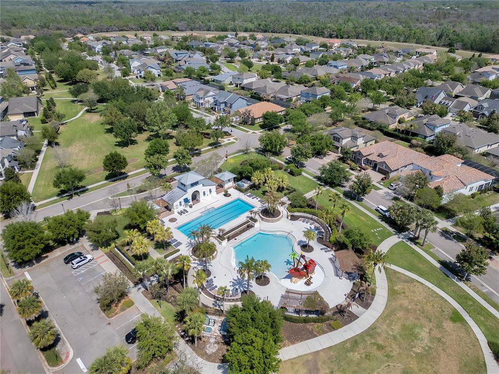 13541 Circa Crossing Drive Lithia, FL 33547 - Photo 46 of 52 an aerial view of a house with a yard