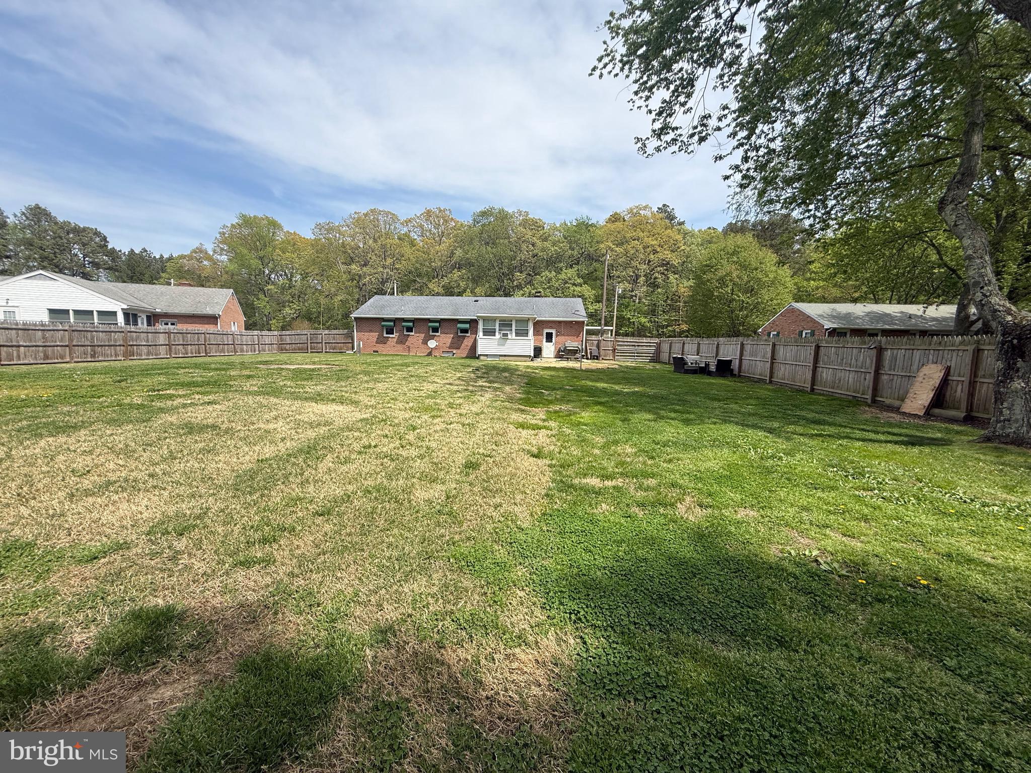 9108 Glebe Creek Road Easton, MD 21601 - Photo 15 of 19 a view of a big yard with a large tree and a big yard