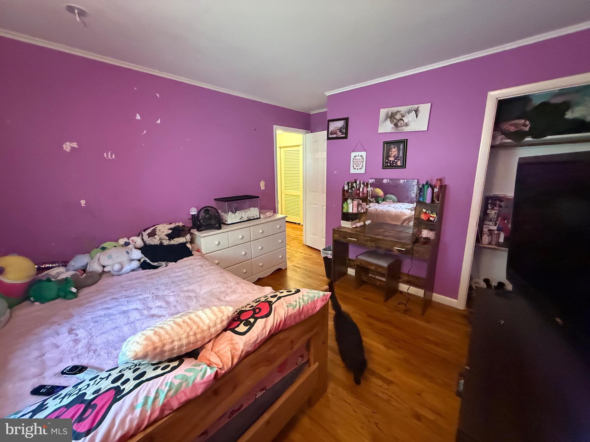 9108 Glebe Creek Road Easton, MD 21601 - Photo 4 of 19 a bedroom with a bed and a tv