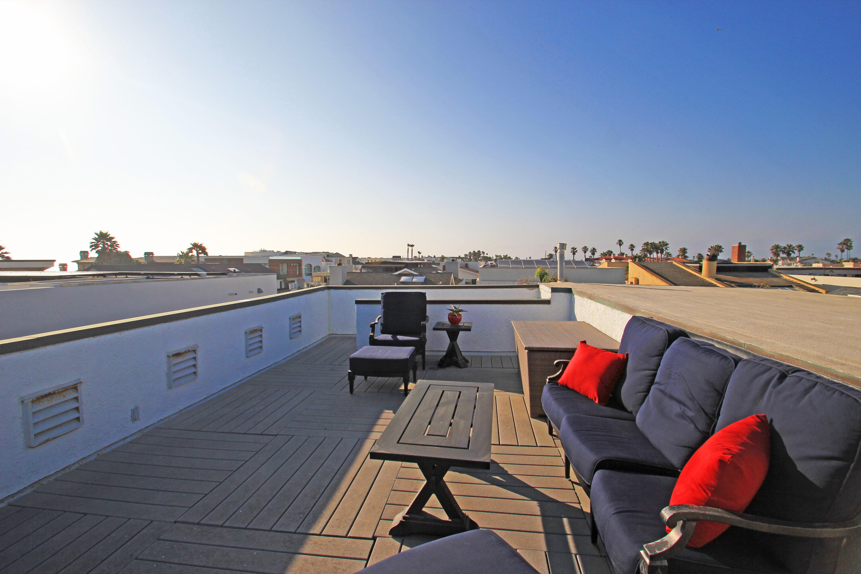 5235 Sealane Way Oxnard, CA 93035 - Photo 30 of 57 a view of roof deck with seating space and a barbeque