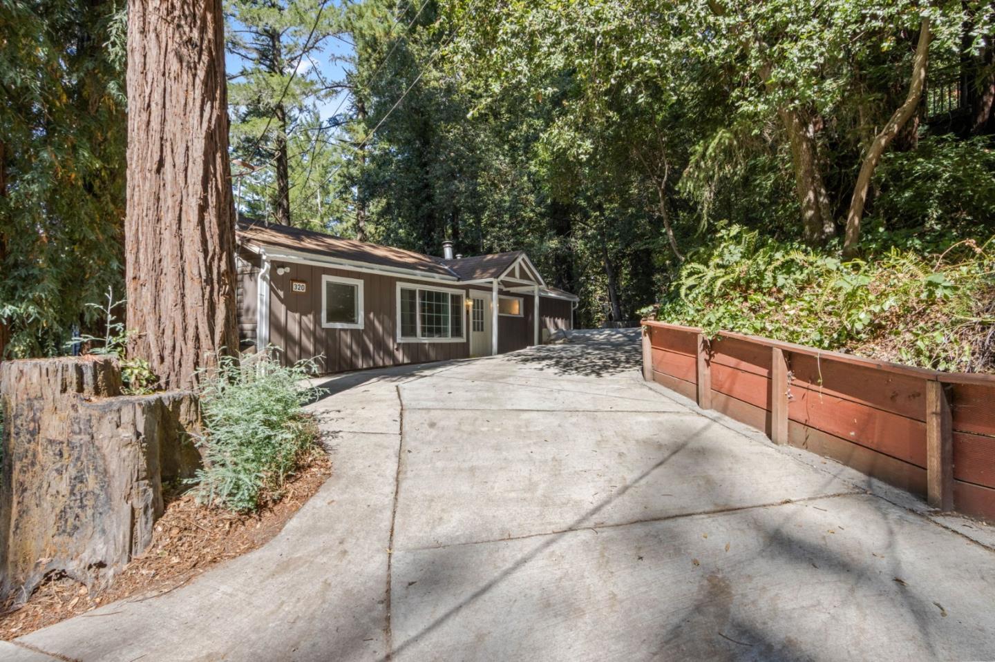 320 Fireside Road Boulder Creek, CA 95006 - Photo 3 of 36 a view of house with outdoor seating