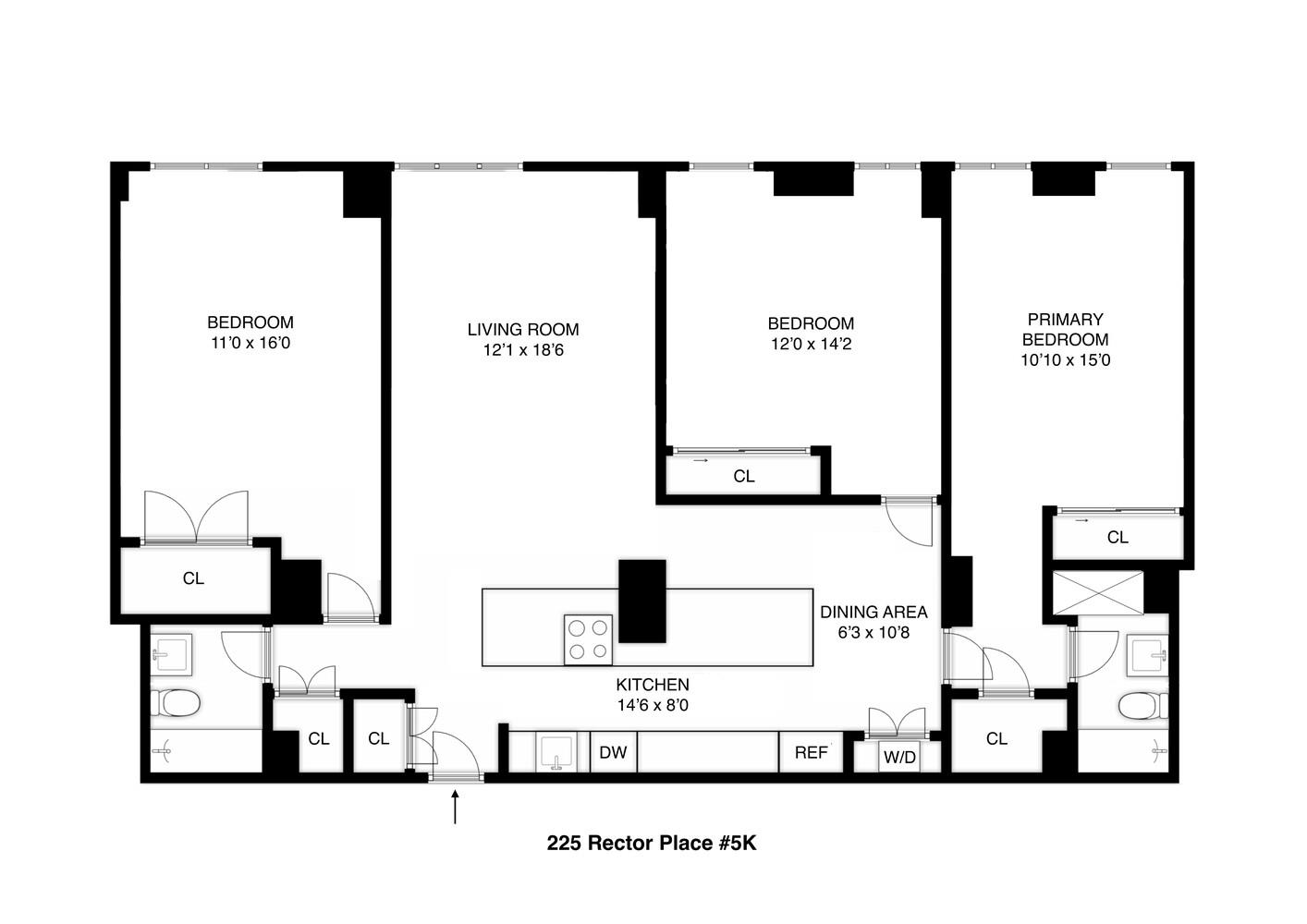 225 Rector Place, Unit 5K Manhattan, NY 10280 - Photo 12 of 12