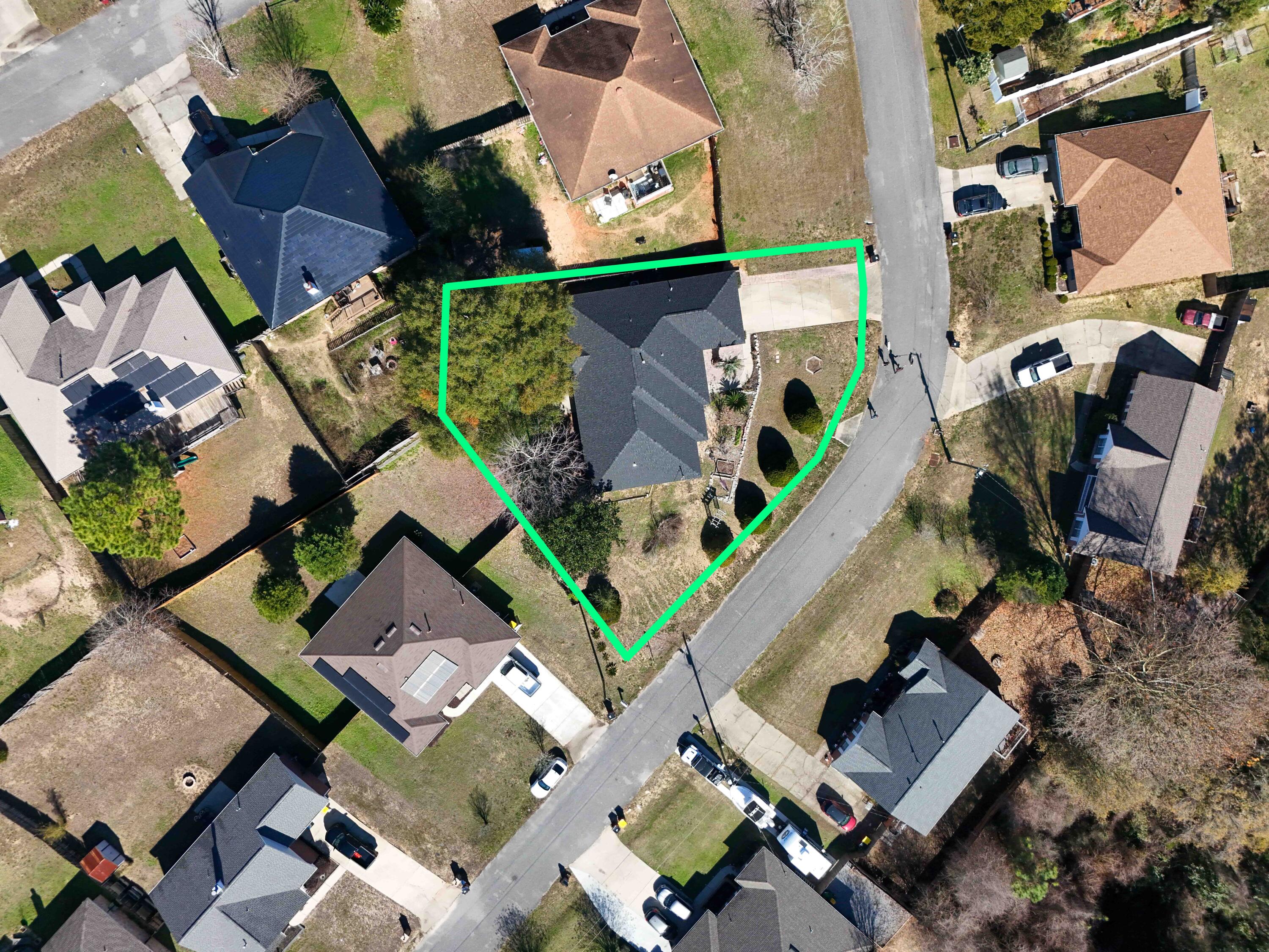 5200 Whitehurst Lane Crestview, FL 32536 - Photo 6 of 49 an aerial view of a house with a swimming pool