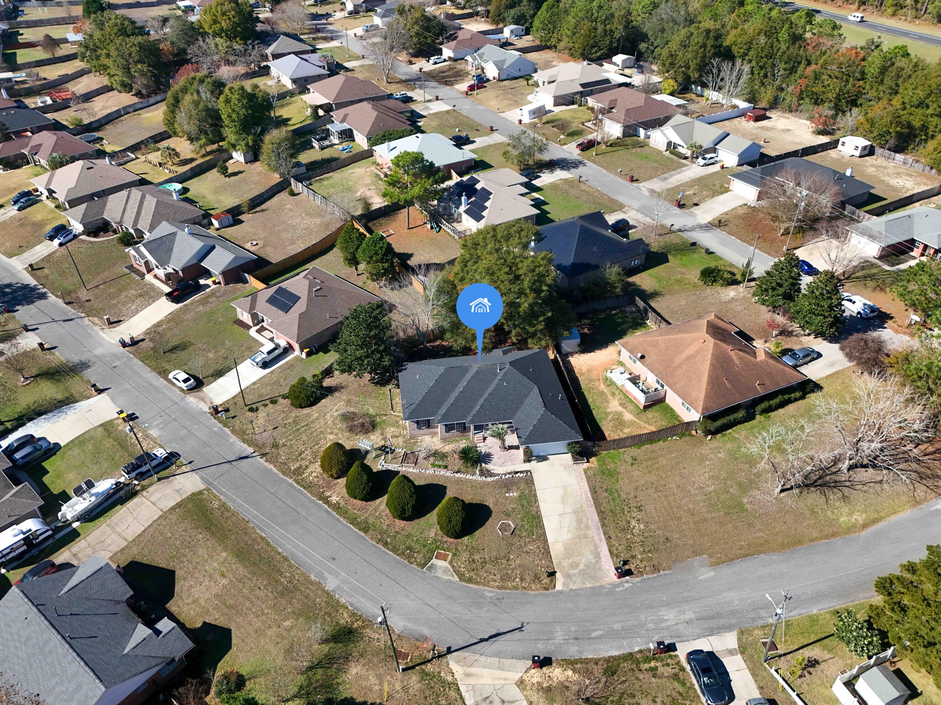 5200 Whitehurst Lane Crestview, FL 32536 - Photo 7 of 49 an aerial view of residential houses with outdoor space