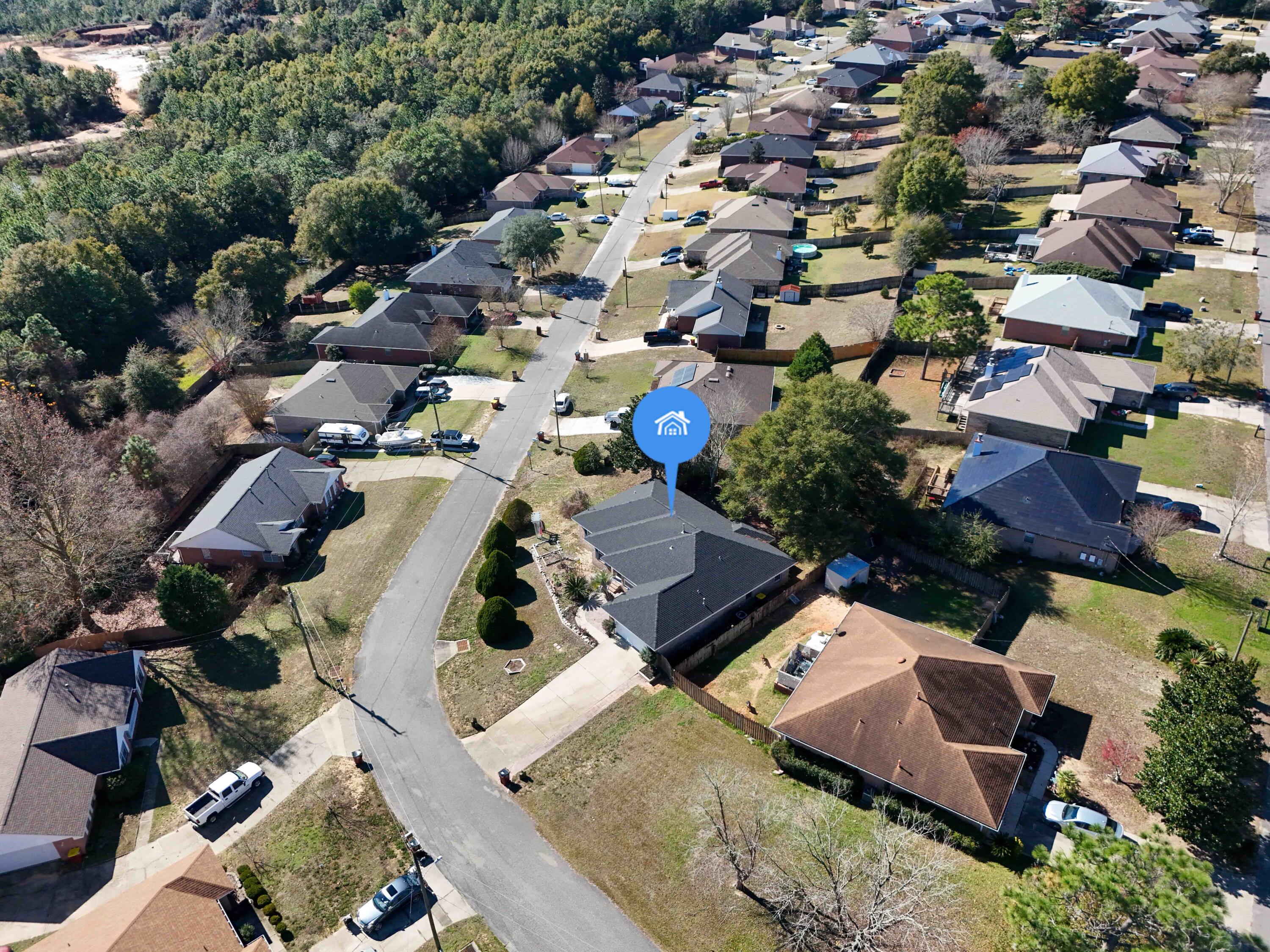 5200 Whitehurst Lane Crestview, FL 32536 - Photo 8 of 49 an aerial view of residential houses with outdoor space