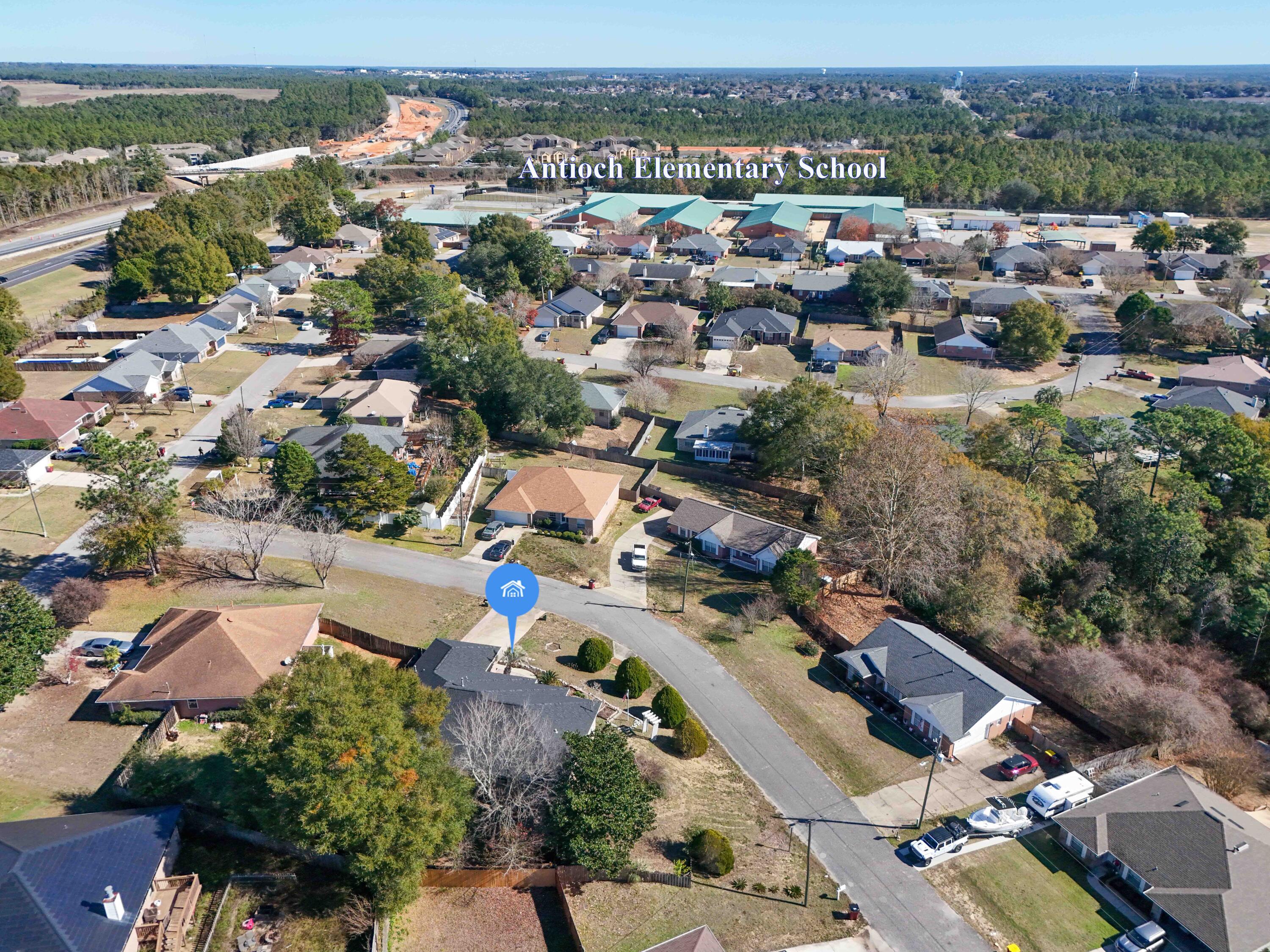 5200 Whitehurst Lane Crestview, FL 32536 - Photo 10 of 49 an aerial view of residential houses with outdoor space
