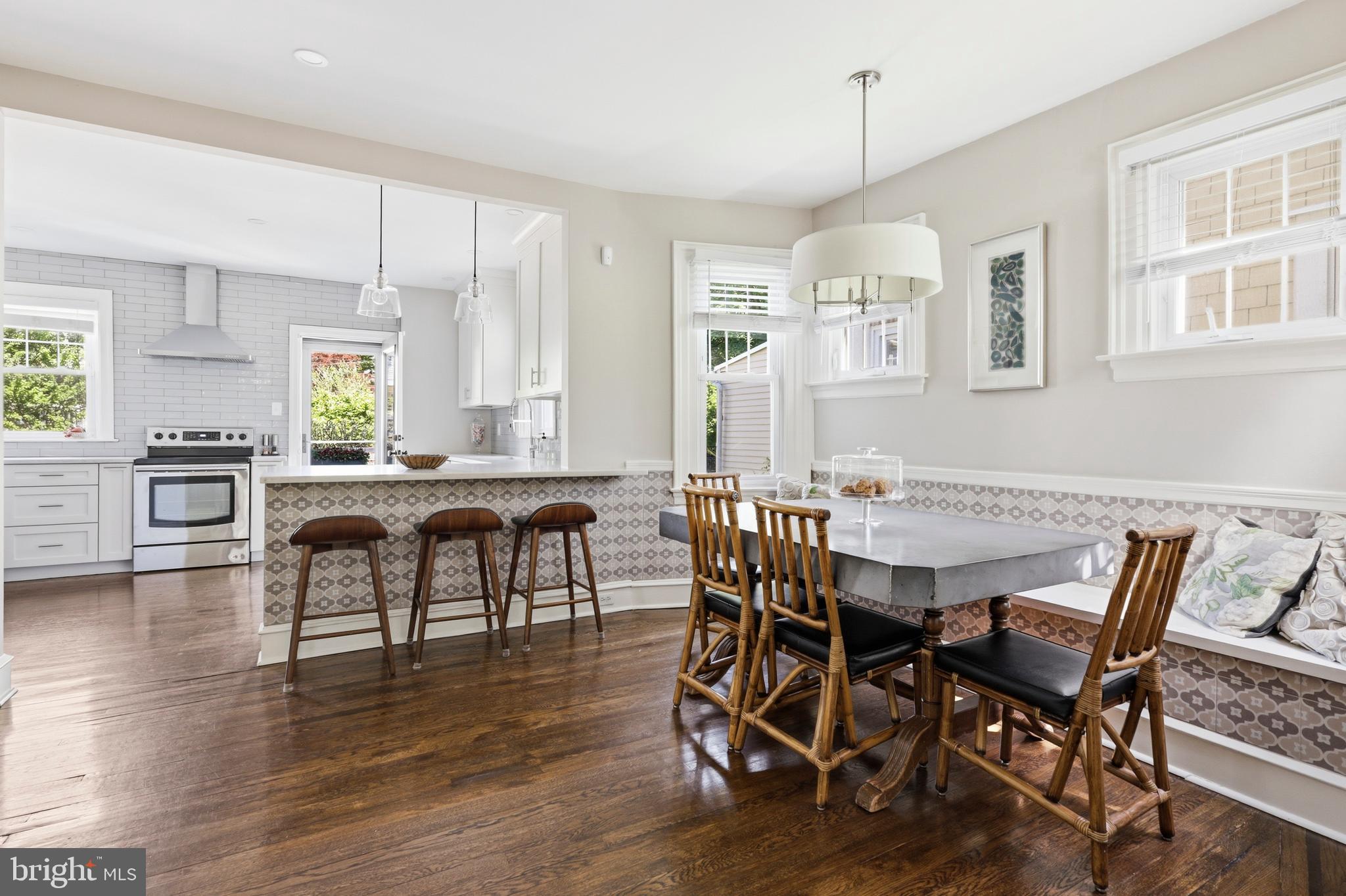307 East Gravers Lane Philadelphia, PA 19118 - Photo 5 of 44 a view of a dining room with furniture and wooden floor