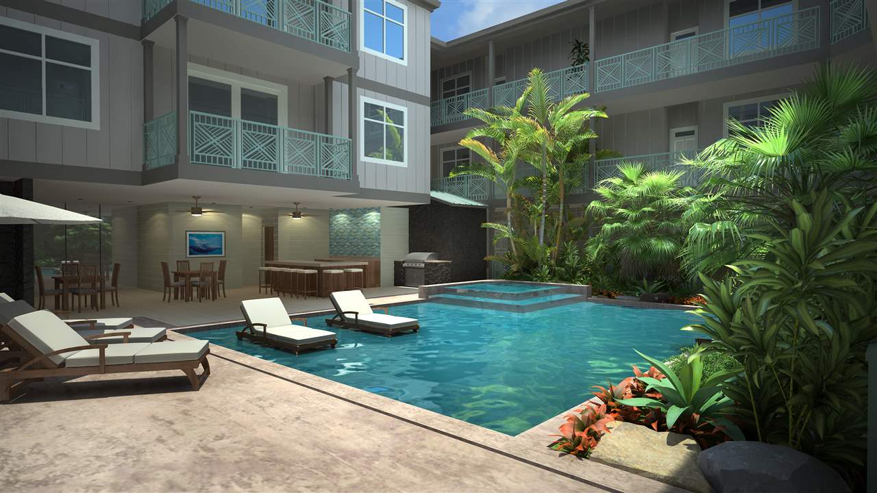 82 Kanani Road Kihei, HI 96753 - Photo 20 of 20 a view of a house with backyard sitting area and garden