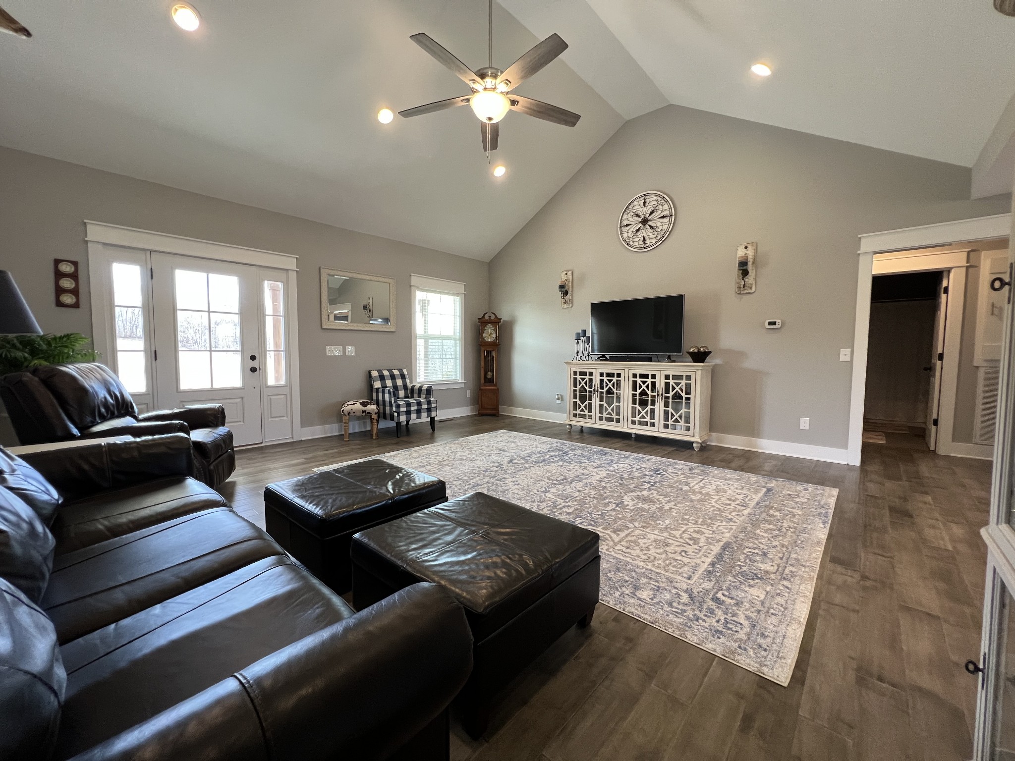 1951 Oak Grove Road Red Boiling Springs, TN 37150 - Photo 16 of 60 a living room with furniture and a flat screen tv