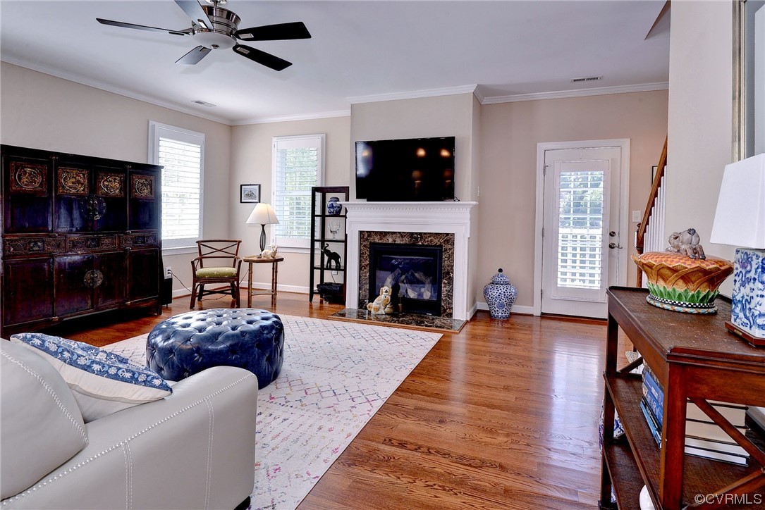 232 Beeston Fields Williamsburg, VA 23188 - Photo 11 of 39 a living room with furniture and a fireplace