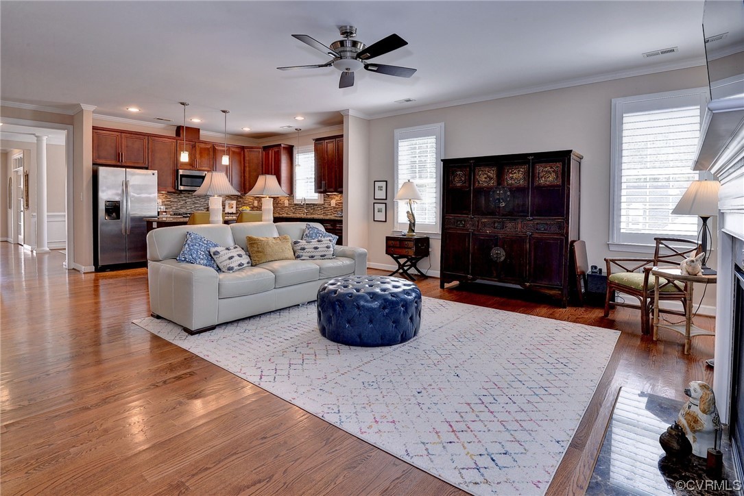 232 Beeston Fields Williamsburg, VA 23188 - Photo 13 of 39 a living room with furniture and a flat screen tv