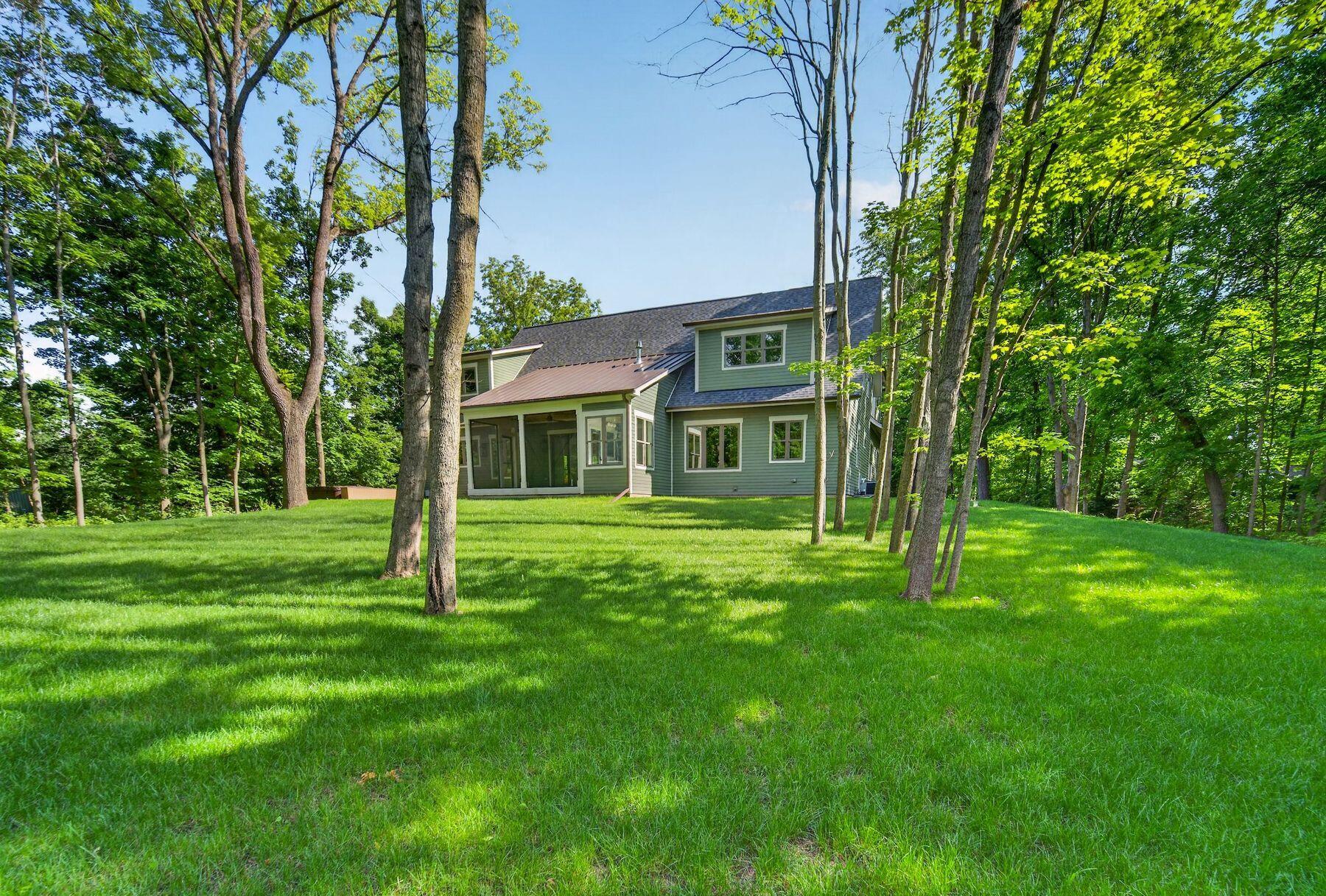 W3650 Snake Road Linn, WI 53147 - Photo 84 of 92 Private Backyard with Mature Trees