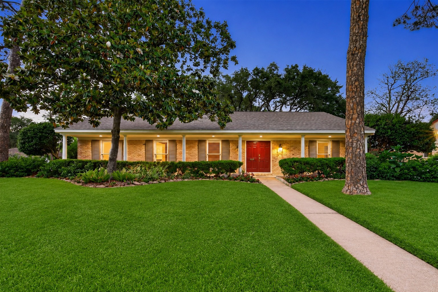 This charming single-story home features high elevation and has never flooded per seller, offering true peace of mind.