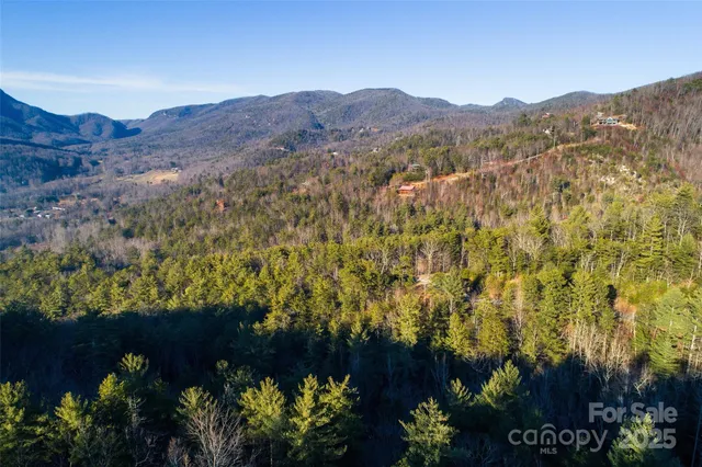 a view of a city with a mountain