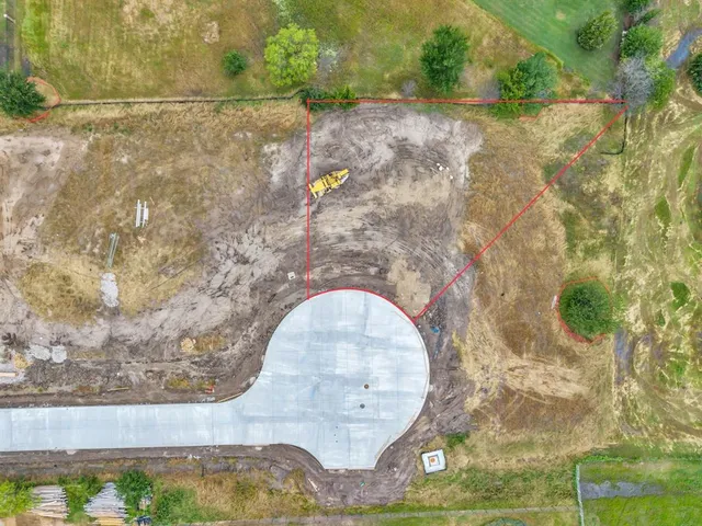 a stone house with a view of it