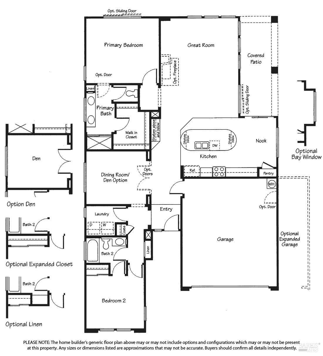 309 Southern Hills Drive Rio Vista, CA 94571 - Photo 73 of 73 floor plan - the "Hillsborough"