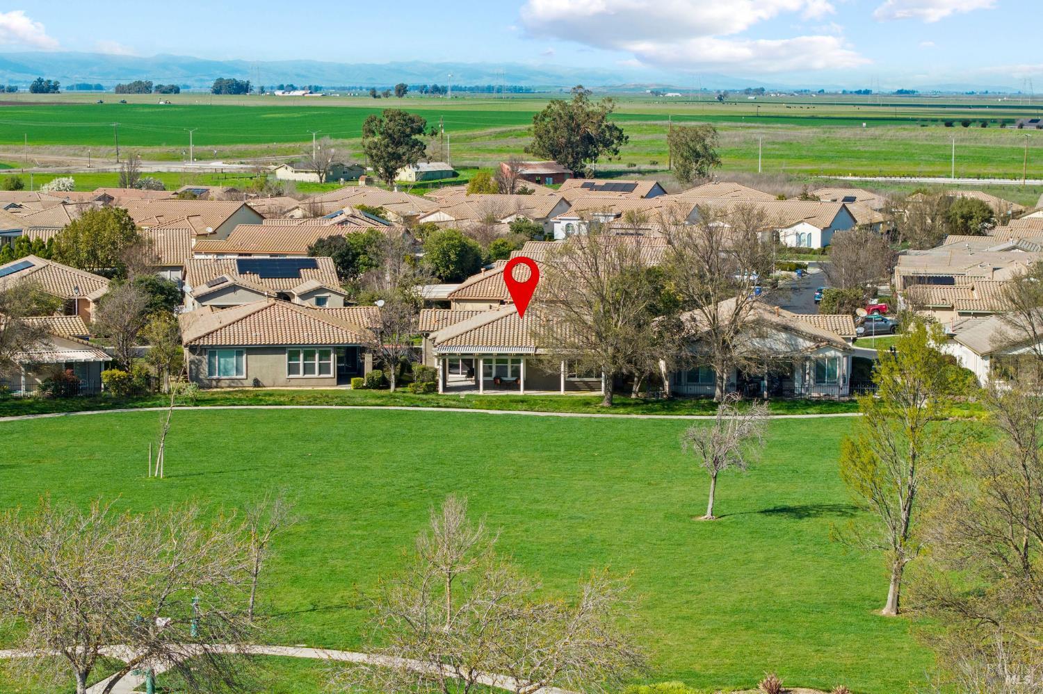 309 Southern Hills Drive Rio Vista, CA 94571 - Photo 35 of 73 an aerial view of residential houses with outdoor space and swimming pool