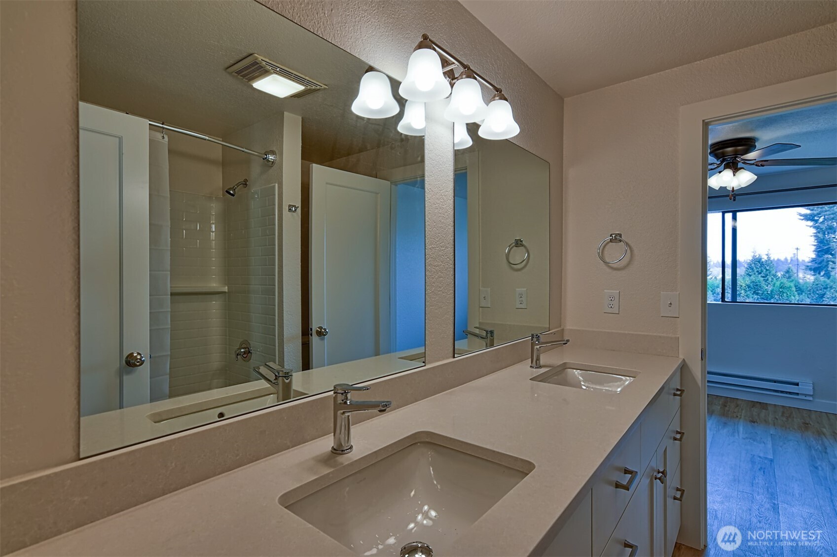 120 124th Street Southwest, Unit C8 Everett, WA 98204 - Photo 22 of 30 a bathroom with a sink and a mirror