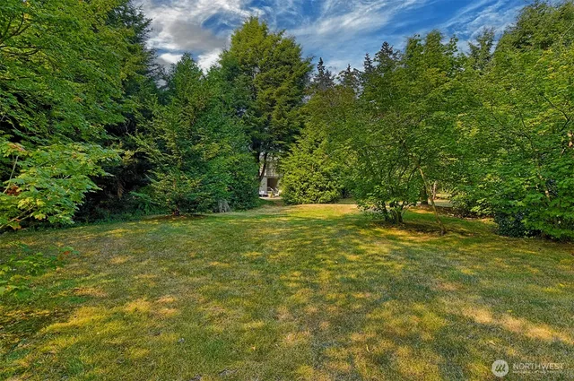 a view of outdoor space and yard