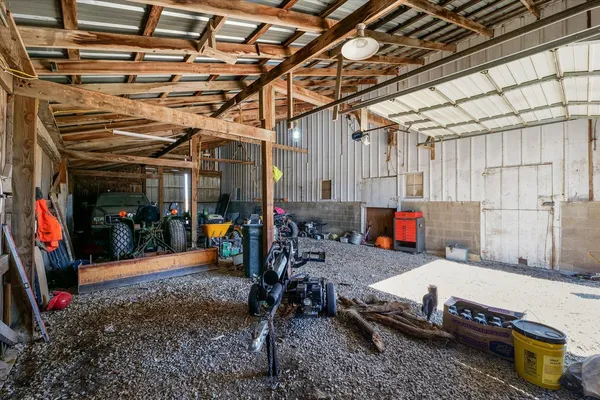 a view of a storage room with a lot of stuff