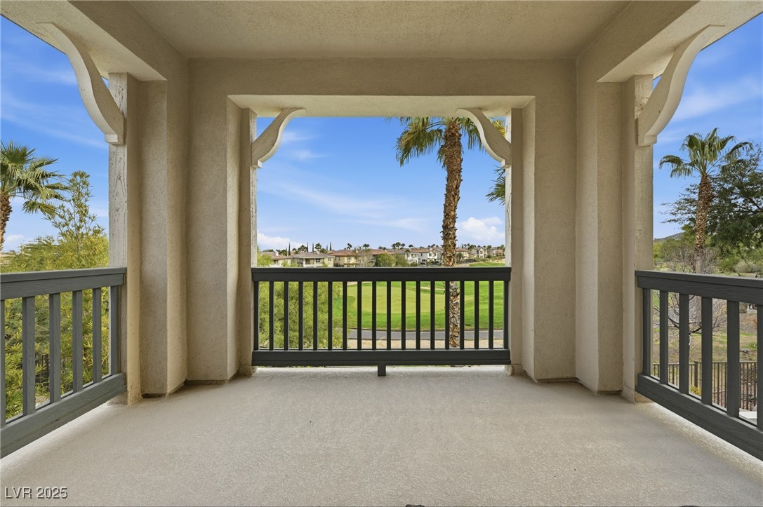 1911 Alcova Ridge Drive Las Vegas, NV 89135 - Photo 28 of 43 Primary balcony view