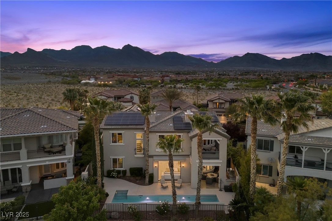 1911 Alcova Ridge Drive Las Vegas, NV 89135 - Photo 41 of 43 Property view of mountains with a residential view