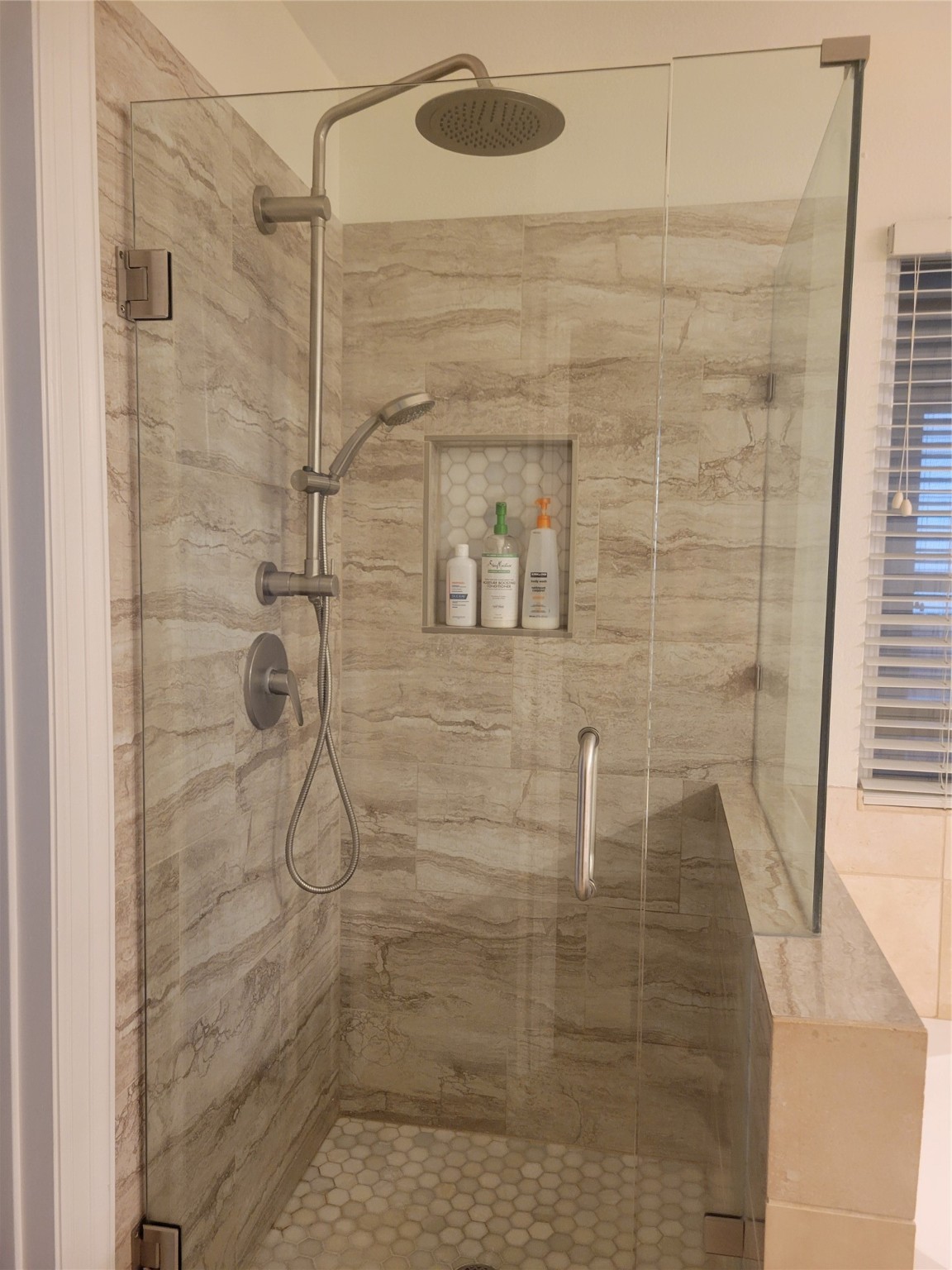 3203 Tom Green Street, Unit 3A Austin, TX 78705 - Photo 19 of 33 a bathroom with a shower