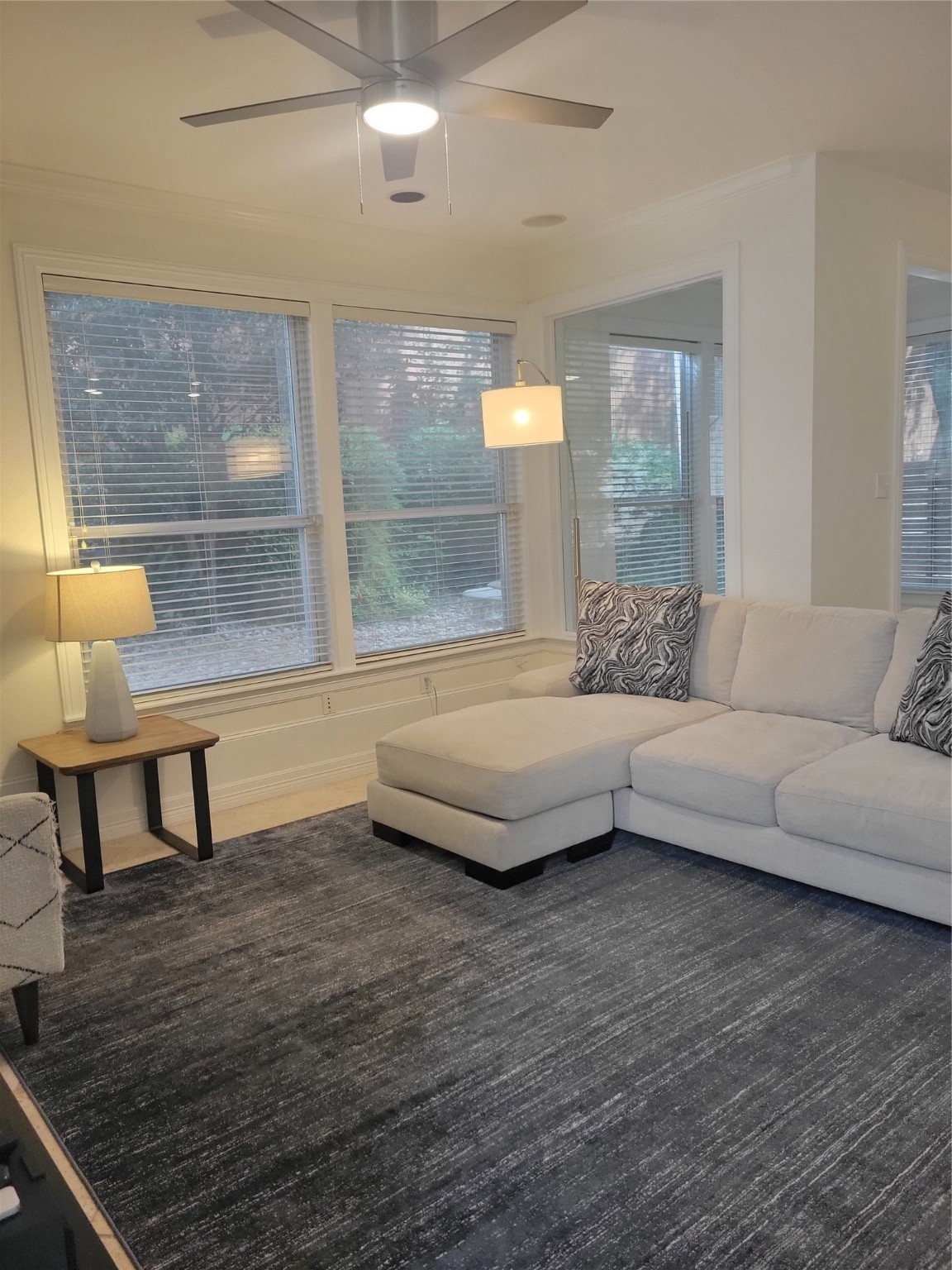 3203 Tom Green Street, Unit 3A Austin, TX 78705 - Photo 10 of 33 a living room with furniture and a large window